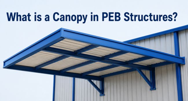 What is a Canopy in PEB Structures? Types, Benefits & Industrial Applications Explained